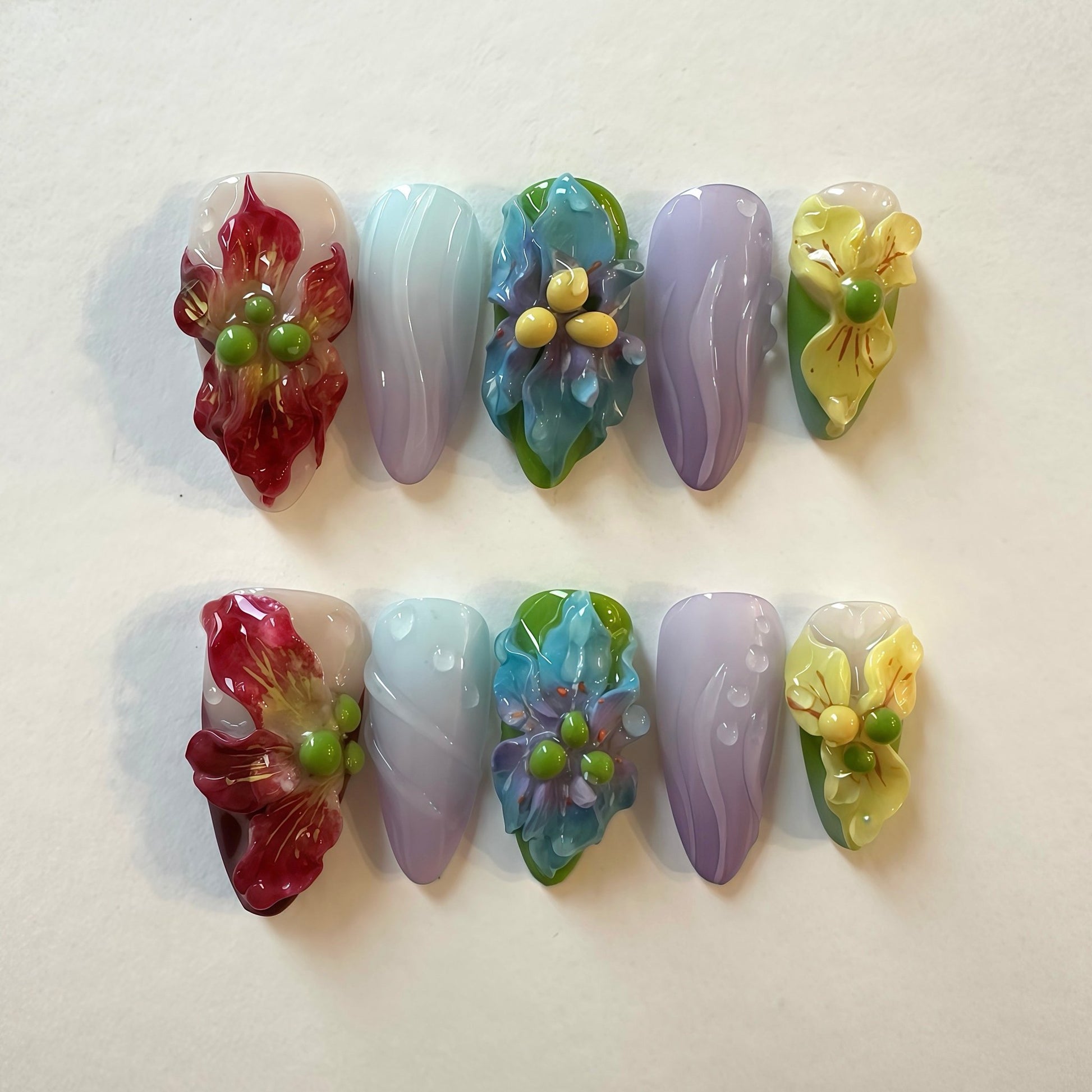 Floral Oasis - ambernailstudioFloral Oasis